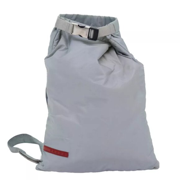 PRADA Sports Backpack Nylon Gray - Picture 1 of 14